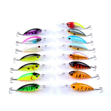 Load image into Gallery viewer, 1pcs 14g 10cm Crankbait Fishing Wobblers Hard bait Bass Spinner Fishing Lures 17 Colors Pesca fishing tackle YE-195