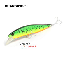 Load image into Gallery viewer, Bearking A+ 2017 hot model fishing lures hard bait 7color for choose 10cm 15g minnow,quality professional minnow depth0.8-1.5m