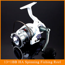 Load image into Gallery viewer, Fishing Spinning Reel 12+1 Bearing Balls Spinning reel Super Strong fishing reel 5.5:1 Carp Fishing Spinner For Fishing
