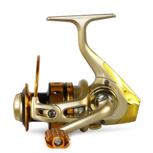 German technology 1000-7000 seires 10 bears metal front drag spinning fishing reel free shipping Fishing Spinning Reel Pesca