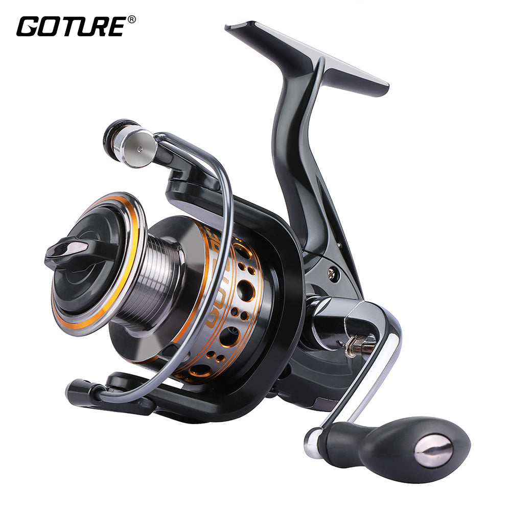 Goture GTV Spinning Fishing Reel Aluminum Spool Spinning Reel Max Drag 10KG 1000-7000 Series Carp Fishing Wheel Coil
