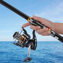 Load image into Gallery viewer, Goture GTV Spinning Fishing Reel Aluminum Spool Spinning Reel Max Drag 10KG 1000-7000 Series Carp Fishing Wheel Coil