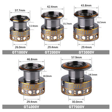 Load image into Gallery viewer, Goture GTV Spinning Fishing Reel Aluminum Spool Spinning Reel Max Drag 10KG 1000-7000 Series Carp Fishing Wheel Coil