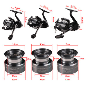 Original Shimano SIENNA FE 1000 2500 4000 Spinning Fishing Reel 2BB Front Drag XGT7 Body Saltewater Carp Fishing Reel Lure Wheel