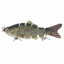 Load image into Gallery viewer, Piscifun Fishing Lure 10cm 20g 3D Eyes 6-Segment Lifelike Fishing Hard Lure Crankbait With 2 Hook Fishing Baits Pesca Cebo