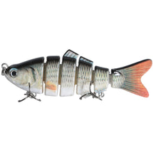 Load image into Gallery viewer, Piscifun Fishing Lure 10cm 20g 3D Eyes 6-Segment Lifelike Fishing Hard Lure Crankbait With 2 Hook Fishing Baits Pesca Cebo