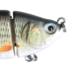 Load image into Gallery viewer, Piscifun Fishing Lure 10cm 20g 3D Eyes 6-Segment Lifelike Fishing Hard Lure Crankbait With 2 Hook Fishing Baits Pesca Cebo