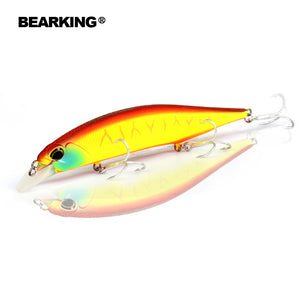 Retail Bearking hot model fishing lures hard bait different colors for choose 120mm 18g  minnow,quality professional minnow