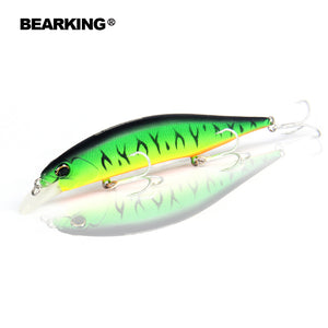 Retail Bearking hot model fishing lures hard bait different colors for choose 120mm 18g  minnow,quality professional minnow