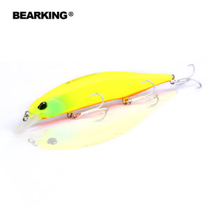 Retail Bearking hot model fishing lures hard bait different colors for choose 120mm 18g  minnow,quality professional minnow