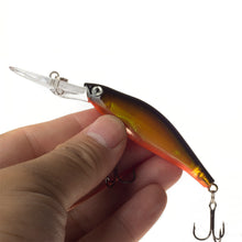 Load image into Gallery viewer, SEALURER 1Pcs  Laser  Wobblers Fishing Tackle 3D Eyes Sinking Minnow Fishing Lure Crankbait 6# hook