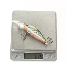 Load image into Gallery viewer, SEALURER 1Pcs  Laser  Wobblers Fishing Tackle 3D Eyes Sinking Minnow Fishing Lure Crankbait 6# hook