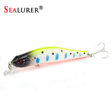 Load image into Gallery viewer, SEALURER Boxed  Fishing lures  Minnow   High Quality Tackle  100mm  11.7g  Wobblers Crankbait  with 6#  Hooks 3D Eyes
