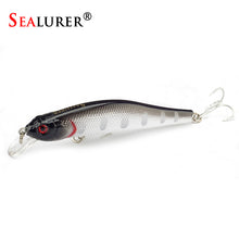 Load image into Gallery viewer, SEALURER Boxed  Fishing lures  Minnow   High Quality Tackle  100mm  11.7g  Wobblers Crankbait  with 6#  Hooks 3D Eyes