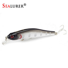 Load image into Gallery viewer, SEALURER Boxed  Fishing lures  Minnow   High Quality Tackle  100mm  11.7g  Wobblers Crankbait  with 6#  Hooks 3D Eyes