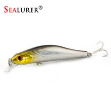 Load image into Gallery viewer, SEALURER Boxed  Fishing lures  Minnow   High Quality Tackle  100mm  11.7g  Wobblers Crankbait  with 6#  Hooks 3D Eyes