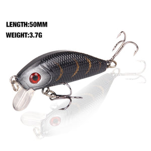 SEAPESCA Fishing Lure 50mm 3.7g Topwater Minnow Hard Bait Japan Mini Crankbait Carp Fishing Wobblers JK204