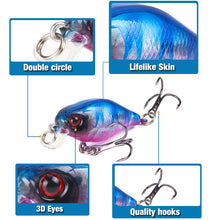 Load image into Gallery viewer, SEAPESCA Minnow Fishing Lure 4cm 4.2g Crank Hard Bait artificial Wobblers Bass Japan Fly Fishing Accessories JK240